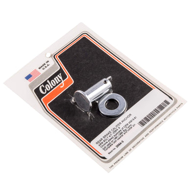 #2564-3 Rear Brake Caliper Anchor Arm Bolt Kit 1981-1985 Harley-Davidson Big Twin - Chrome Plated