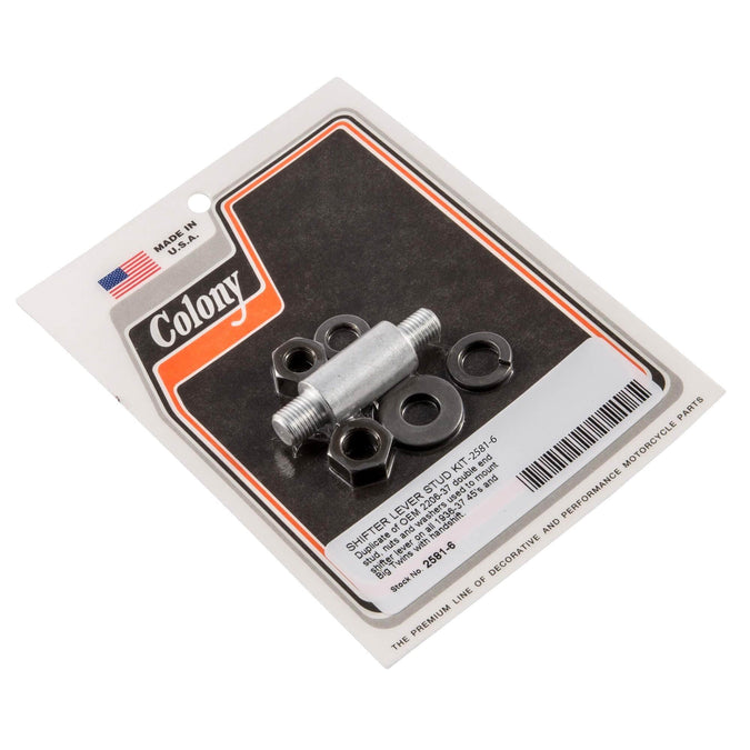 #2581-6 Shifter Lever Stud Kit 1936-1937 Harley-Davidson Big Twin with Handshift/45's