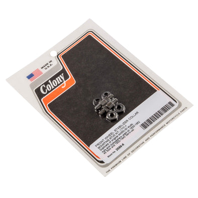 #2599-6 Front Wheel Stabilizer Collar Mounting Stud Kit 1930-1952 Harley-Davidson 45 Solo 1930-1940 Servi-car
