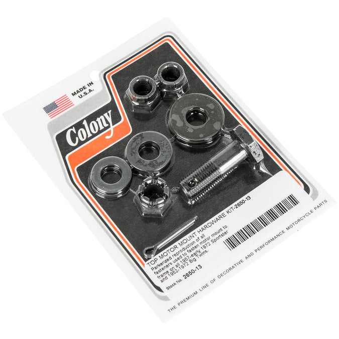 #2650-13 Top Motor Mount Hardware 1957-E1972 Harley-Davidson XL 1952-1972 Big Twin - Parkerized