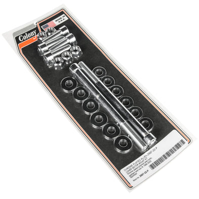 #2667-22-P Lower Motor Mount Allen Bolt Kit 1999-2003 Harley-Davidson Sportster - Chrome Plated