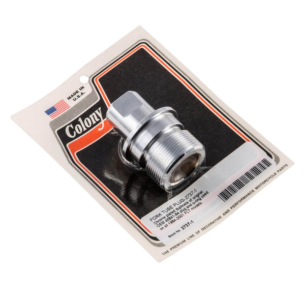 Colony Machine #2737-1 Fork Tube Cap/Plug 1984-2001 Harley
