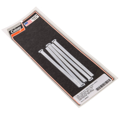 #2753-5 Tube Hose and Cable Straps 1965-1971 Harley-Davidson FL/FX 1958-1971 Sidecar - CAD Plated