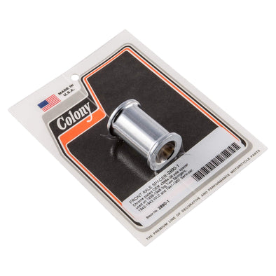 #2890-1 Front Axle Spacer 1936-1948 Harley-Davidson Big Twin Springers 1942-1943 WLC 1941-1957 Servi-car - Chrome Plated