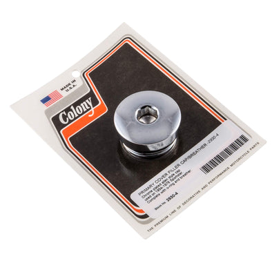 #2930-4 Primary Cover Cap Allen Style 1954-1976 Harley-Davidson Sportster - Chrome Plated