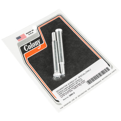 Colony #2990-2 Generator Screw Kit CAD Special 5/16 inch case holes Harley Big Twins 36-57