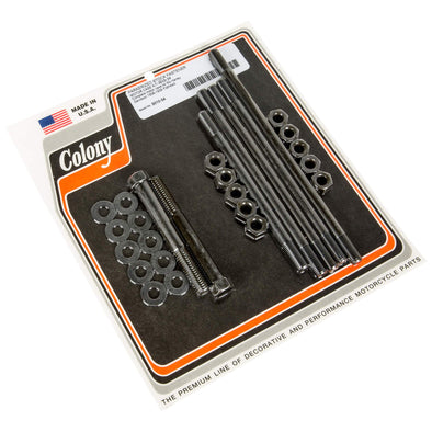 #3010-34 Stock Fastener Motor Case Kit 1936-1939 Harley-Davidson Flathead - Parkerized