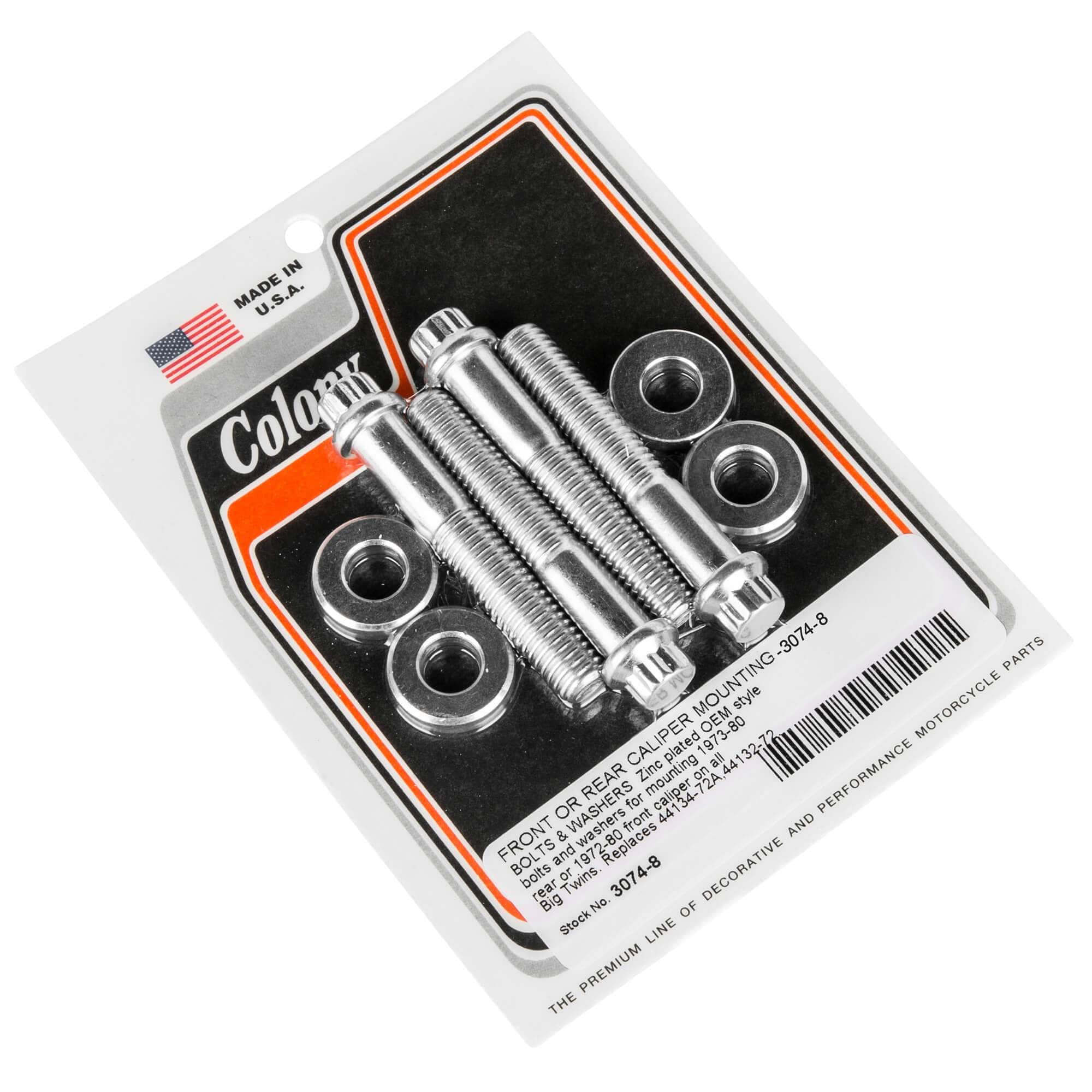 Colony Transmission/Oil Drain Plug 1/2-20 Zinc-Plated For Harley Davidson - 2297-1