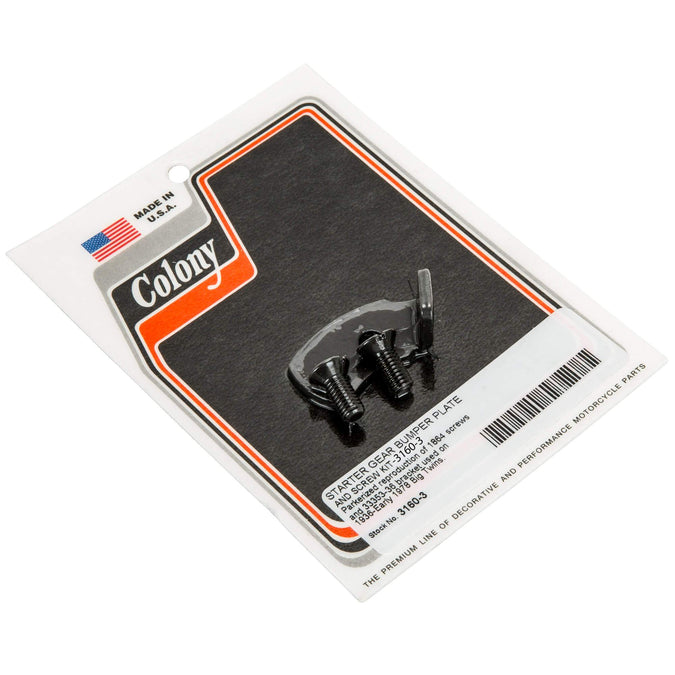 Colony #3160-3 Starter Gear Bump Plate Screw 1936-78 Harley Davidson