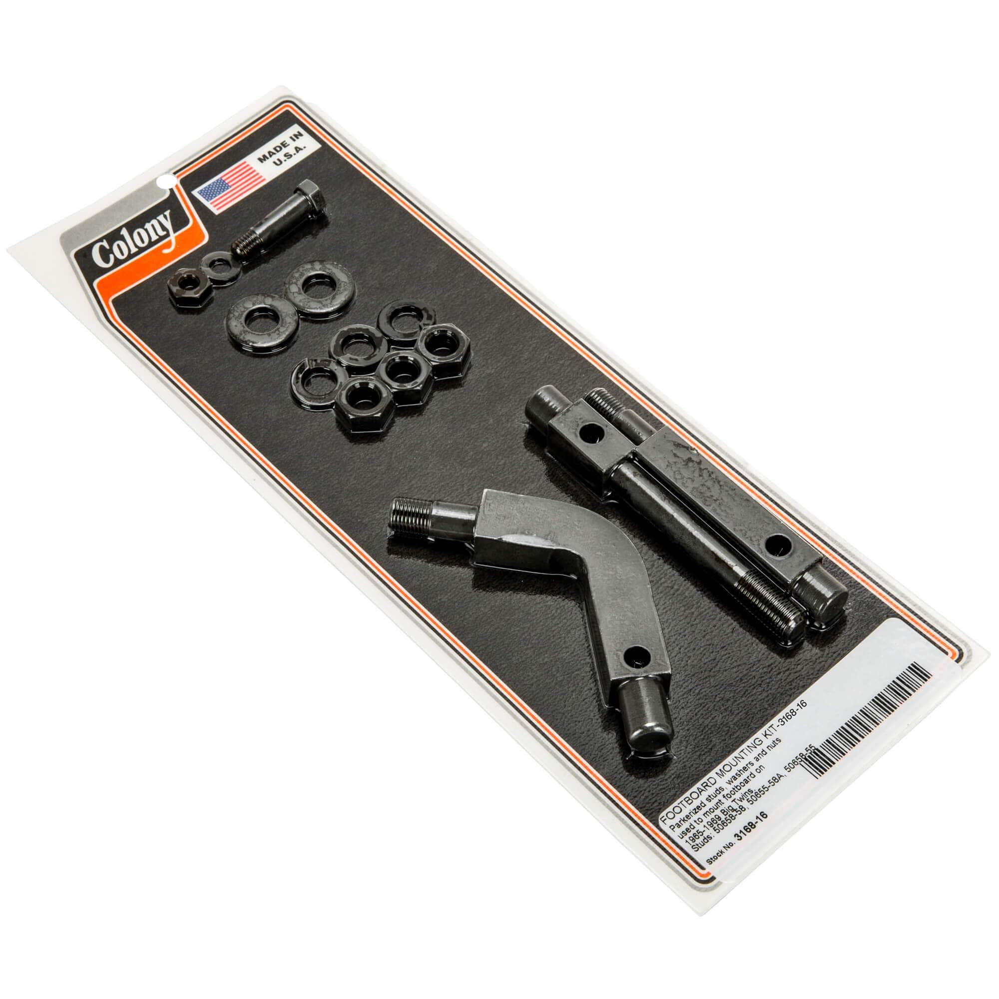 ウィリデ　ハイレートパーツ Colony Machine #3168-16 Footboard Mounting Kit 1965-1969 Harley