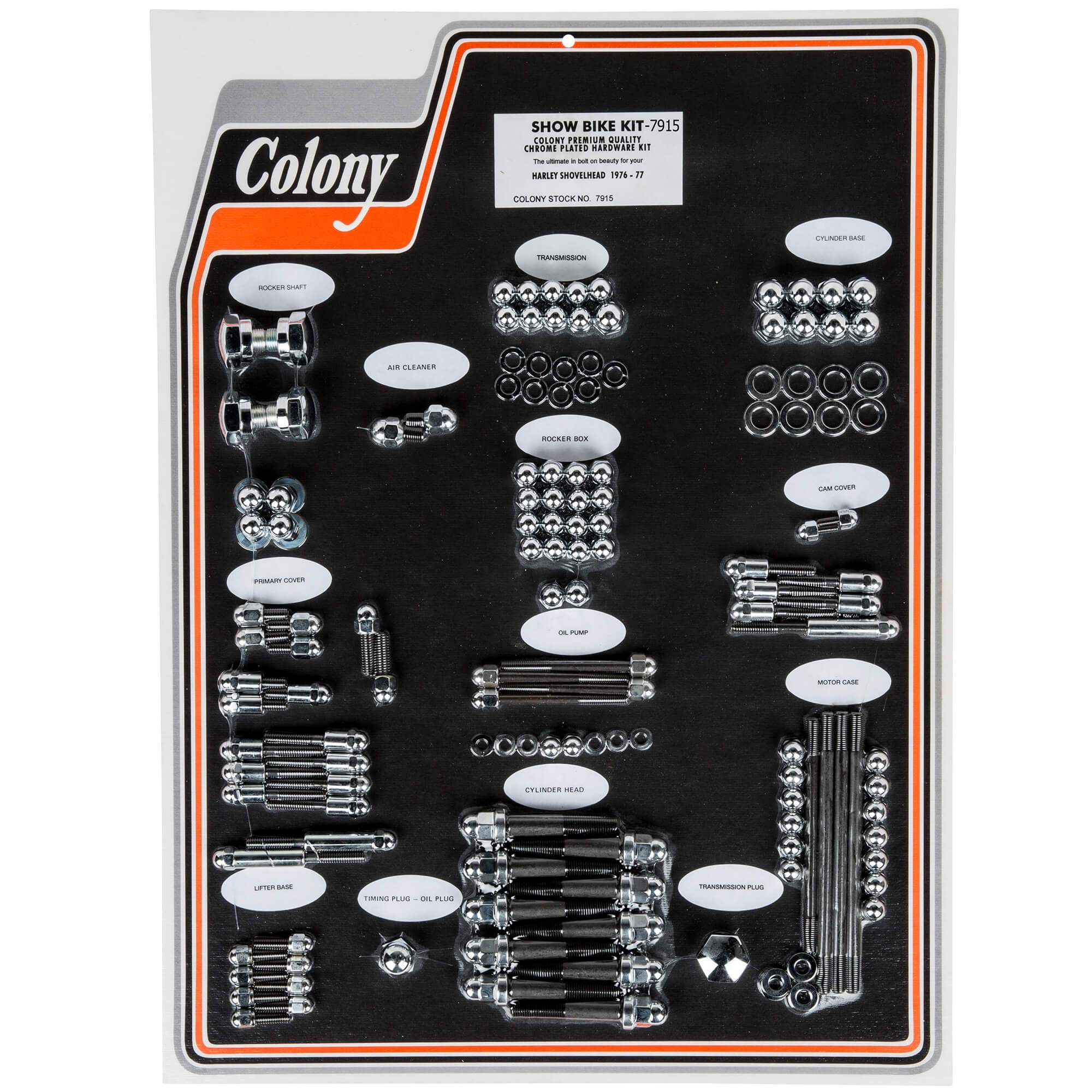 Colony Machine 7915 Complete Show Bike Kit Acorn Hardware 19761977