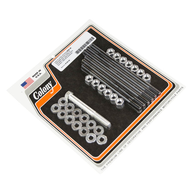 #8129-34 Motor Case Kit Stock 1936-1939 Harley-Davidson Knucklehead - CAD Plated