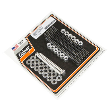 #8144-34 Motor Case Kit Stock 1979-1995 Harley-Davidson Shovelhead/Evo - CAD Plated