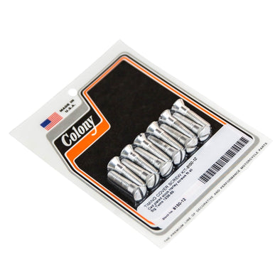 #8150-12 Timing Cover Screw Kit 1936-1969 Harley-Davidson Big Twins - CAD Plated
