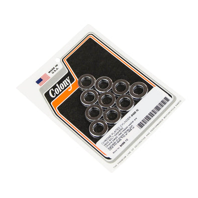 #8488-10 Cylinder Head Bolt Washers 1948-Up Harley-Davidson OEM# 6469 - Chrome Plated