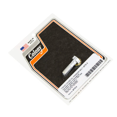 #8772-2 Timing Cover Oil Passage Bolt 1963-1969 Harley-Davidson Big Twin OEM# 25218-63 - CAD Plated