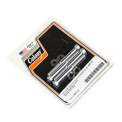 #8817-10 Oil Pump Mounting Allen Kit 1977-1990 Harley-Davidson Sportster - Chrome Plated