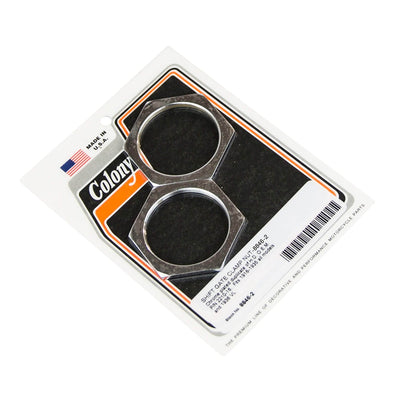 #8846-2 Shift Gate Clamp Nut 1916-1935 Harley-Davidson 1936 VL - Chrome Plated