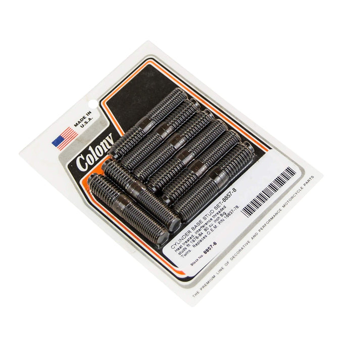 #8857-8 Cylinder Base Stud Set 1978-1984 Harley-Davidson Big Twins OEM# 16837-78