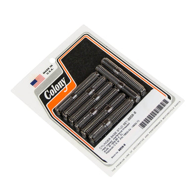 #8858-8 Cylinder Base Stud Set 1954-1985 Harley-Davidson K/XL OEM# 16830-54 & 16830-72