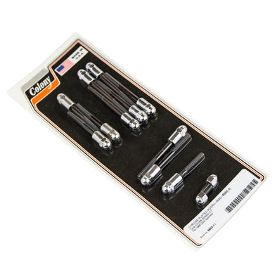 #8865-11 Cam Cover Acorn Head Screw Kit 1986-2003 Harley-Davidson Sportster - Chrome Plated