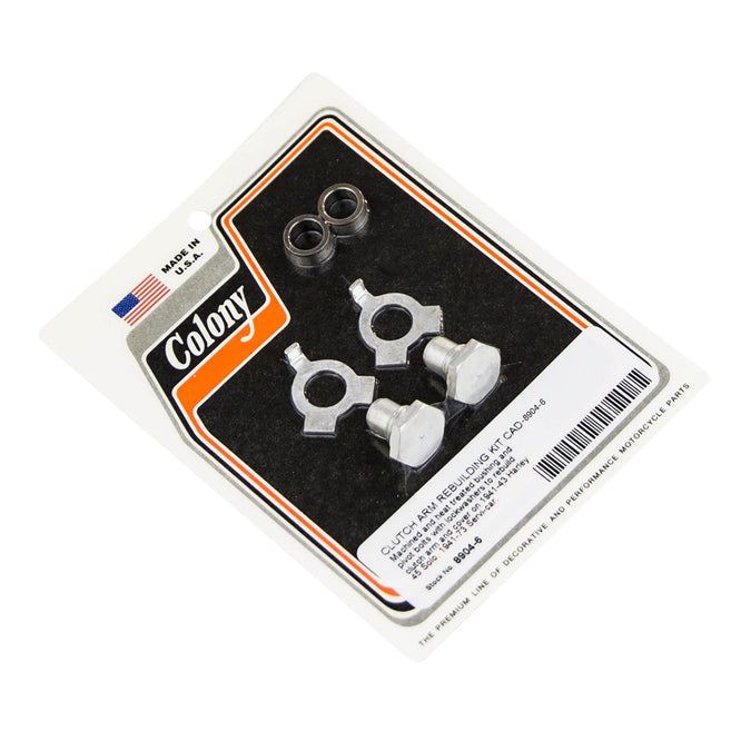 #8904-6 Clutch Arm Rebuilding Kit 1941-1943 Harley-Davidson 45 Solo 1941-1973 Servi-Car - CAD Plated