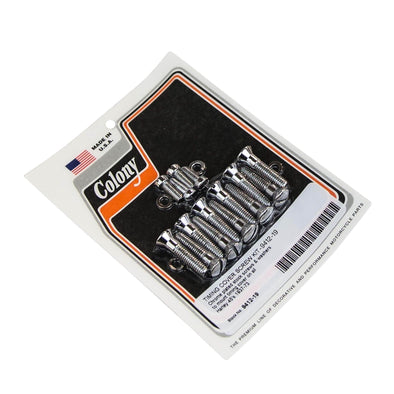 #9412-19 Timing Cover Screw Kit 1937-1973 Harley-Davidson 45's - Chrome Plated
