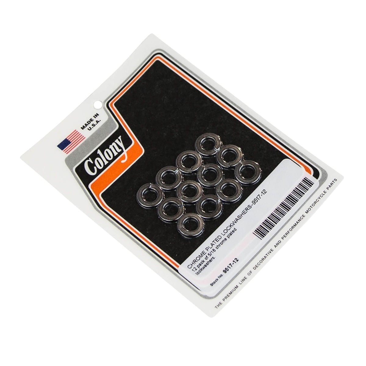 Colony Machine #9517-12 5/16 inch Plated Lockwashers - 12 Pack - Chrome ...