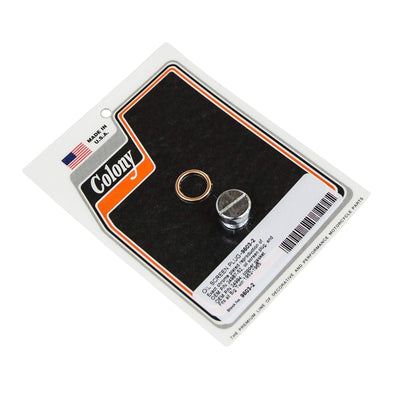 #9603-2 Oil Screen Plug 1952-1965 Harley-Davidson Big Twin - Chrome Plated