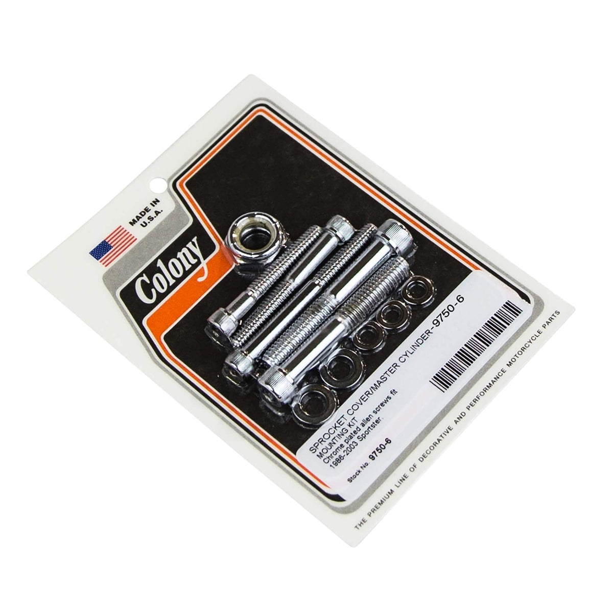 Colony Machine #9750-6 Sprocket Cover Allen Screw Kit 1986-2003 Harley ...