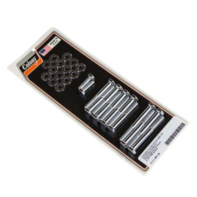 #9831-28 Rocker Box Screw Hex Head Kit 1977-1985 Harley-Davidson Sportster - Chrome Plated