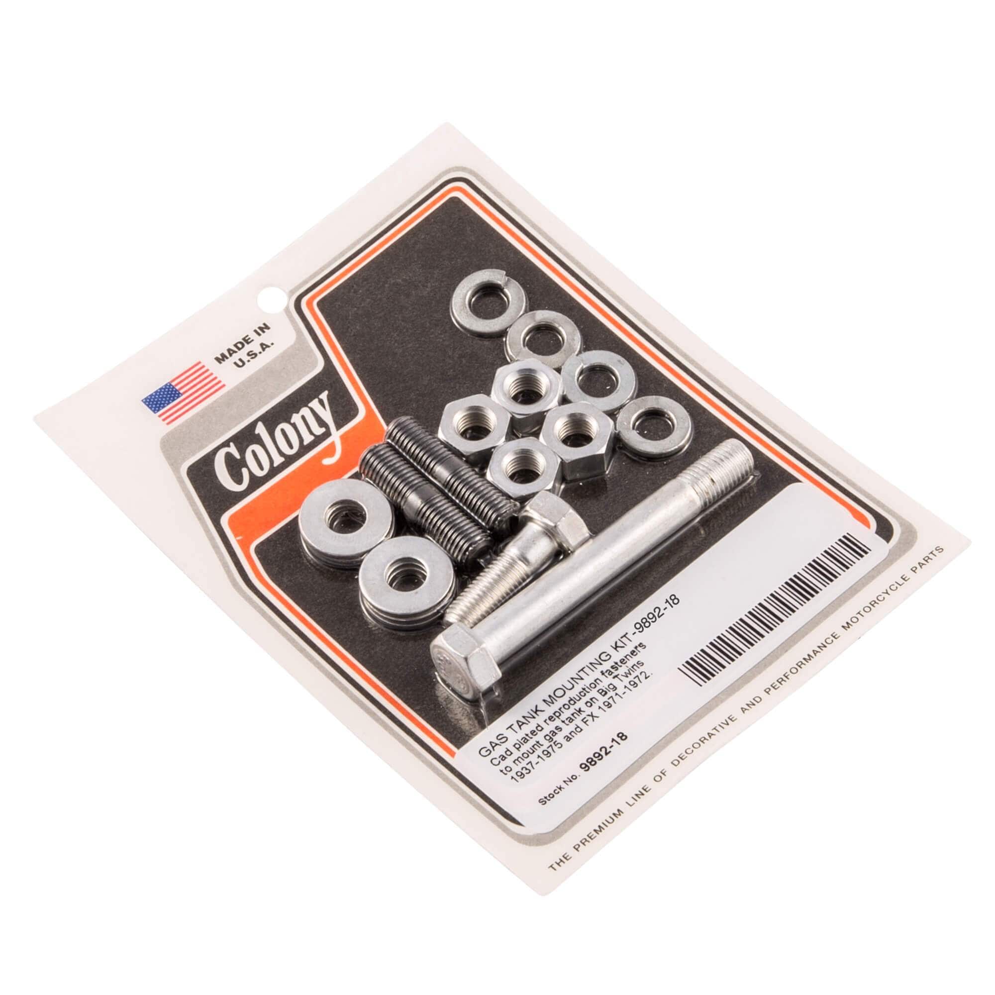 6-Pack Rubber Gas Tank Grommets With Metal Sleeve #11447 5775 - For Harley Davidson Motorcycles