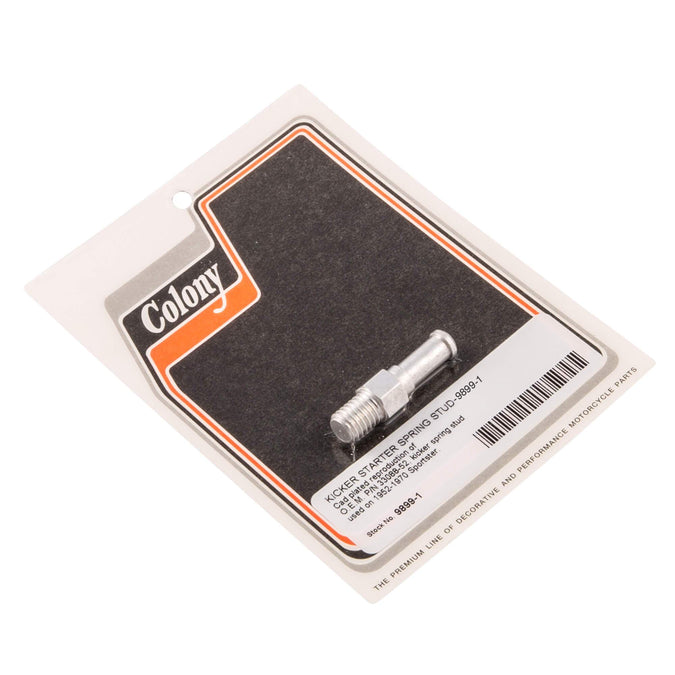 #9899-1 Kicker Starter Spring Stud 1952-1970 Harley-Davidson Sportster - CAD Plated