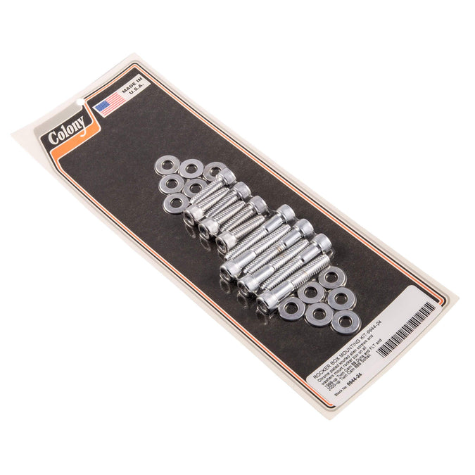#9944-24 Rocker Box Mounting Allen Kit 1999-Up Twin Cam Dyna/FLT 2000-Up Softail - Chrome Plated