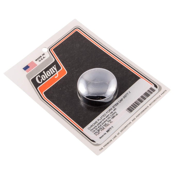 #9977-1 Fork Stem Cap 1986-Up Harley-Davidson FLST/FXR/FXD/XL - Chrome Plated