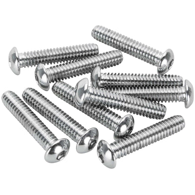#BHC-834 1/4-20 x 1-1/4 inch Length Chrome Button Head Allen Bolt - 10 Pack