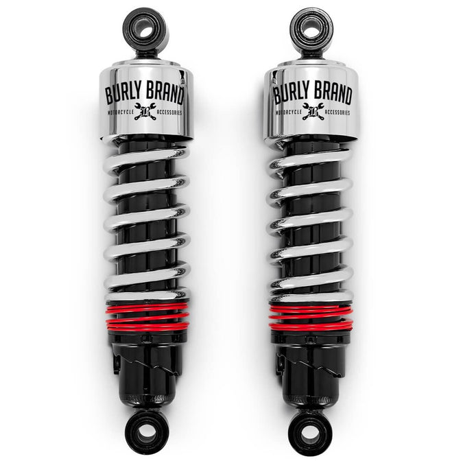 Slammer Plus Shocks - 2004 - 2020 Harley-Davidson Sportster XL - Chrome