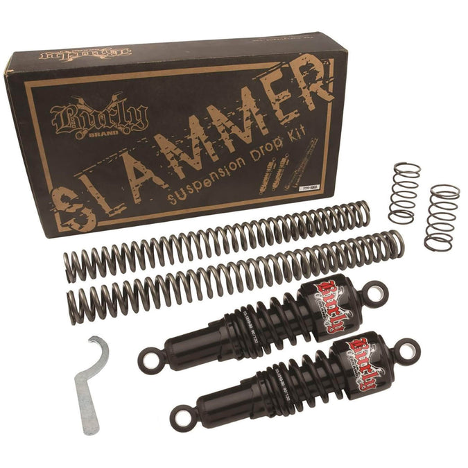Slammer Suspension Kit - 2006- 2017 Harley-Davidson Dyna FXD - Black
