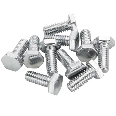 #HHC-600 1/4-20 x 5/8 length Chrome Hex Head Bolt - 10 Pack