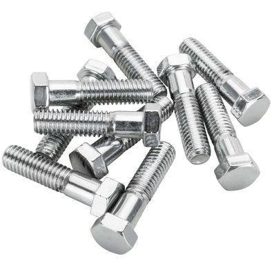 #HHC-627 7/16-14 x 1-3/4 length Chrome Hex Head Bolt - 10 Pack