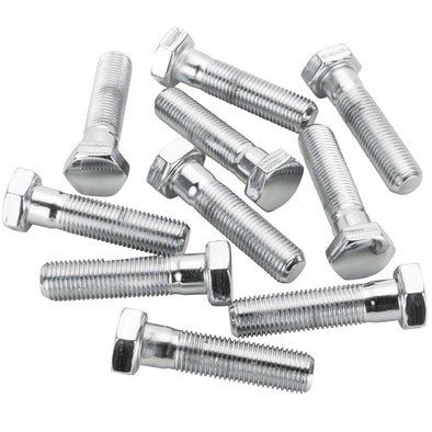 #HHC-671 3/8-24 x 1-1/2 length Chrome Hex Head Bolt - 10 Pack