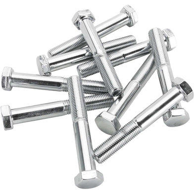 #HHC-680 3/8-24 x 2-1/2 length Chrome Hex Head Bolt - 10 Pack