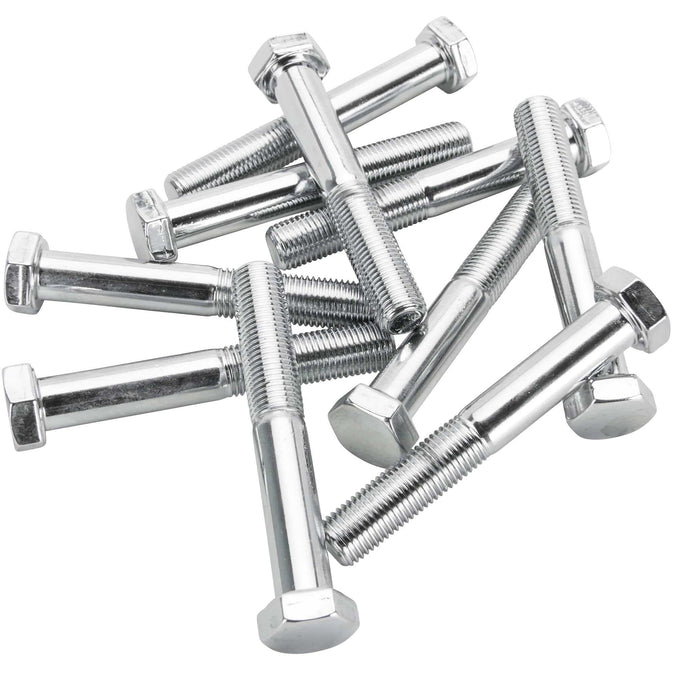 #HHC-680 3/8-24 x 2-1/2 length Chrome Hex Head Bolt - 10 Pack