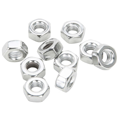 #HN-406 1/4-20 Chrome Plated Hex Nut - 10 Pack