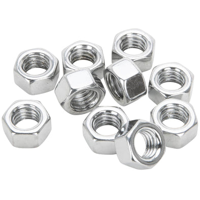 #HN-408 3/8-16 Chrome Plated Hex Nut - 10 Pack