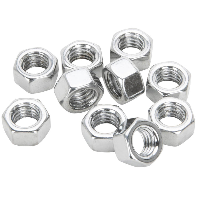 #HN-408 3/8-16 Chrome Plated Hex Nut - 10 Pack