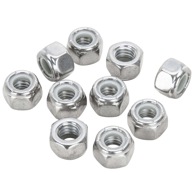 #NL-509 5/16-18 Chrome Plated Nylon Insert Nylock Locknut - 10 Pack