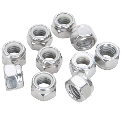#NL-511 7/16-14 Chrome Plated Nylon Insert Nylock Locknut - 10 Pack