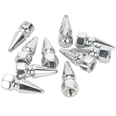 #PN-301 1/4-28 Chrome Plated Pike Nut - 10 Pack