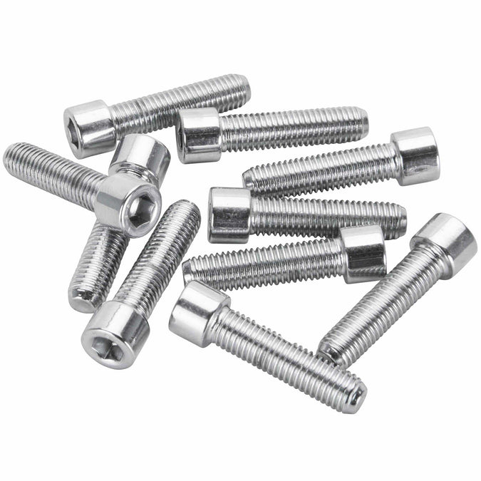 #PSHC-212 1/4-28 x 1 length Polished Chrome Socket Head Allen Bolt - 10 Pack